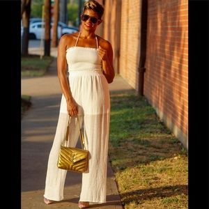 Halter top jumpsuit